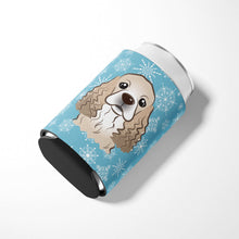 Load image into Gallery viewer, Snowflake Cocker Spaniel Can or Bottle Hugger BB1650CC