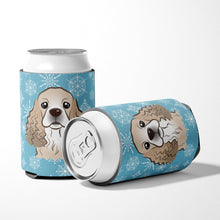 Load image into Gallery viewer, Snowflake Cocker Spaniel Can or Bottle Hugger BB1650CC