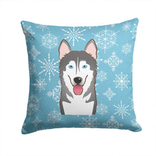 Load image into Gallery viewer, Snowflake Alaskan Malamute Throw Pillow - 14x14 Decorative Pillow – Art for Your Home &amp; Patio BB1652PW1414