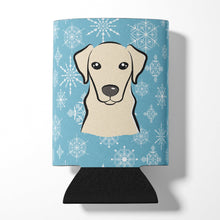 Load image into Gallery viewer, Snowflake Yellow Labrador Can or Bottle Hugger BB1656CC