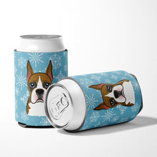 Load image into Gallery viewer, Snowflake Boxer Can or Bottle Hugger BB1657CC