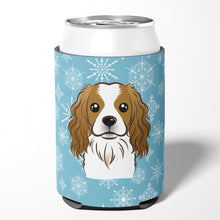 Load image into Gallery viewer, Snowflake Cavalier Spaniel Can or Bottle Hugger BB1658CC