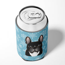 Load image into Gallery viewer, Snowflake French Bulldog Can or Bottle Hugger BB1661CC