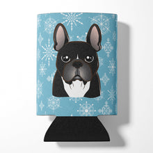Load image into Gallery viewer, Snowflake French Bulldog Can or Bottle Hugger BB1661CC