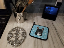 Load image into Gallery viewer, Snowflake French Bulldog Pot Holders - Set of 2 - Heat-Resistant Kitchen Essentials BB1661PTHD