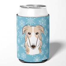 Load image into Gallery viewer, Snowflake Borzoi Can or Bottle Hugger BB1662CC