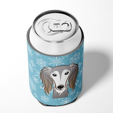 Load image into Gallery viewer, Snowflake Saluki Can or Bottle Hugger BB1663CC