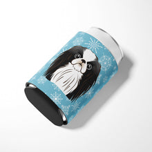Load image into Gallery viewer, Snowflake Japanese Chin Can or Bottle Hugger BB1664CC