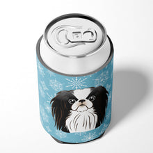 Load image into Gallery viewer, Snowflake Japanese Chin Can or Bottle Hugger BB1664CC
