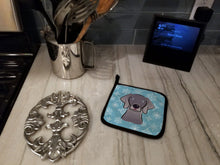 Load image into Gallery viewer, Snowflake Weimaraner Pot Holders - Set of 2 - Heat-Resistant Kitchen Essentials BB1665PTHD