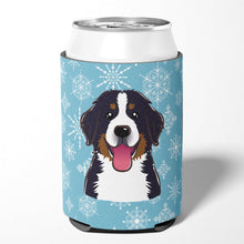 Load image into Gallery viewer, Snowflake Bernese Mountain Dog Can or Bottle Hugger BB1671CC