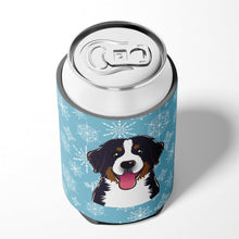 Load image into Gallery viewer, Snowflake Bernese Mountain Dog Can or Bottle Hugger BB1671CC