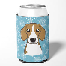 Load image into Gallery viewer, Snowflake Beagle Can or Bottle Hugger BB1673CC
