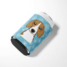 Load image into Gallery viewer, Snowflake Beagle Can or Bottle Hugger BB1673CC