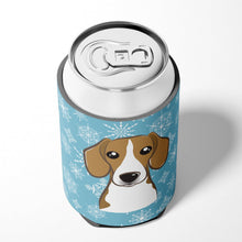 Load image into Gallery viewer, Snowflake Beagle Can or Bottle Hugger BB1673CC