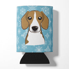Load image into Gallery viewer, Snowflake Beagle Can or Bottle Hugger BB1673CC