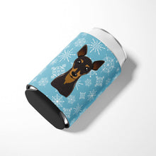 Load image into Gallery viewer, Snowflake Min Pin Can or Bottle Hugger BB1674CC