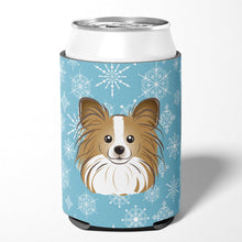 Load image into Gallery viewer, Snowflake Papillon Can or Bottle Hugger BB1682CC