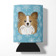Load image into Gallery viewer, Snowflake Papillon Can or Bottle Hugger BB1682CC
