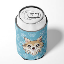 Load image into Gallery viewer, Snowflake Chihuahua Can or Bottle Hugger BB1685CC