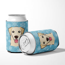 Load image into Gallery viewer, Snowflake Golden Retriever Can or Bottle Hugger BB1686CC