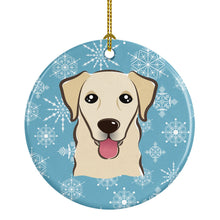 Load image into Gallery viewer, Snowflake Golden Retriever Ceramic Ornament BB1686CO1