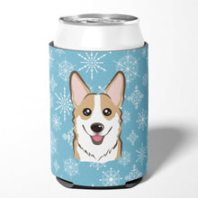 Load image into Gallery viewer, Snowflake Sable Corgi Can or Bottle Hugger BB1687CC