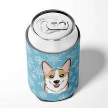 Load image into Gallery viewer, Snowflake Sable Corgi Can or Bottle Hugger BB1687CC