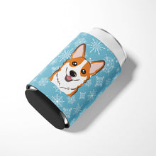 Load image into Gallery viewer, Snowflake Red Corgi Can or Bottle Hugger BB1688CC