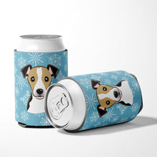 Load image into Gallery viewer, Snowflake Jack Russell Terrier Can or Bottle Hugger BB1695CC