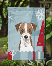 Load image into Gallery viewer, Winter Holiday Jack Russell Terrier Garden Flag – Decorative Outdoor Yard Flag BB1698GF
