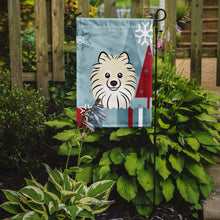 Load image into Gallery viewer, Winter Holiday Pomeranian Garden Flag – Decorative Outdoor Yard Flag BB1703GF