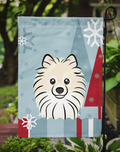 Load image into Gallery viewer, Winter Holiday Pomeranian Garden Flag – Decorative Outdoor Yard Flag BB1703GF