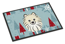 Load image into Gallery viewer, Winter Holiday Pomeranian Doormat - 24x36 Decorative Floor Mat – Indoor/Outdoor Rug with Artistic Flair BB1703JMAT