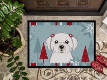 Load image into Gallery viewer, Winter Holiday Maltese Doormat - 24x36 Decorative Floor Mat – Indoor/Outdoor Rug with Artistic Flair BB1704JMAT