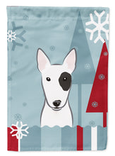 Load image into Gallery viewer, Winter Holiday Bull Terrier Garden Flag – Decorative Outdoor Yard Flag BB1705GF