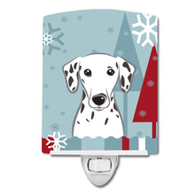 Load image into Gallery viewer, Winter Holiday Dalmatian Ceramic Night Light BB1706CNL