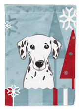 Load image into Gallery viewer, Winter Holiday Dalmatian Garden Flag – Decorative Outdoor Yard Flag BB1706GF