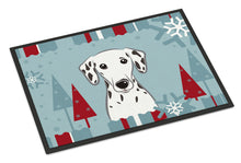 Load image into Gallery viewer, Winter Holiday Dalmatian Doormat - 24x36 Decorative Floor Mat – Indoor/Outdoor Rug with Artistic Flair BB1706JMAT
