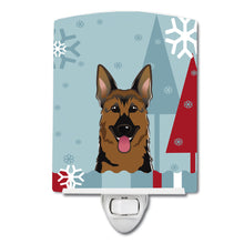 Load image into Gallery viewer, Winter Holiday German Shepherd Ceramic Night Light BB1707CNL