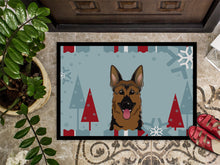Load image into Gallery viewer, Winter Holiday German Shepherd Doormat - 24x36 Decorative Floor Mat – Indoor/Outdoor Rug with Artistic Flair BB1707JMAT