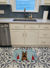 Load image into Gallery viewer, Winter Holiday German Shepherd Machine Washable Memory Foam Mat BB1707RUG