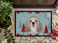 Load image into Gallery viewer, Winter Holiday Cocker Spaniel Doormat - 24x36 Decorative Floor Mat – Indoor/Outdoor Rug with Artistic Flair BB1712JMAT