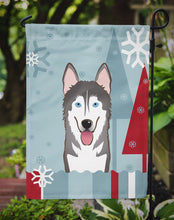 Load image into Gallery viewer, Winter Holiday Alaskan Malamute Garden Flag – Decorative Outdoor Yard Flag BB1714GF