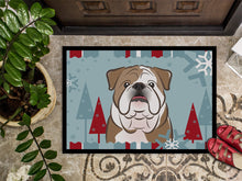 Load image into Gallery viewer, Winter Holiday English Bulldog  Doormat - 24x36 Decorative Floor Mat – Indoor/Outdoor Rug with Artistic Flair BB1715JMAT