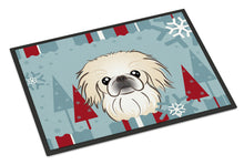 Load image into Gallery viewer, Winter Holiday Pekingese Doormat - 24x36 Decorative Floor Mat – Indoor/Outdoor Rug with Artistic Flair BB1717JMAT