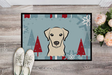 Load image into Gallery viewer, Winter Holiday Yellow Labrador Doormat - 24x36 Decorative Floor Mat – Indoor/Outdoor Rug with Artistic Flair BB1718JMAT