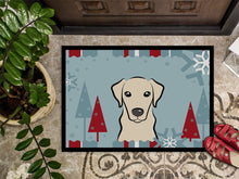 Load image into Gallery viewer, Winter Holiday Yellow Labrador Doormat - 24x36 Decorative Floor Mat – Indoor/Outdoor Rug with Artistic Flair BB1718JMAT