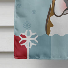 Load image into Gallery viewer, Winter Holiday Boxer Flag Canvas House Size BB1719CHF