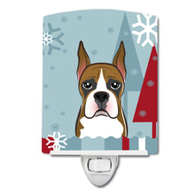 Load image into Gallery viewer, Winter Holiday Boxer Ceramic Night Light BB1719CNL